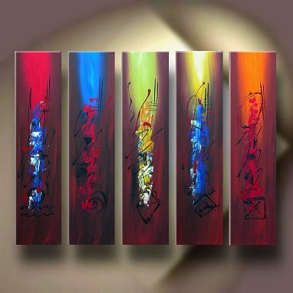 Dafen Oil Painting on canvas abstract -set139